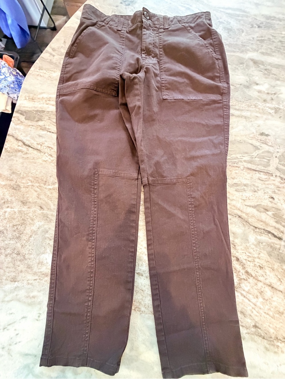 Banana Republic Brown Utility Pants Size 8 Stretch Cargo Casual